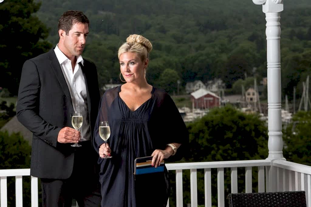 Wine, food, Maine